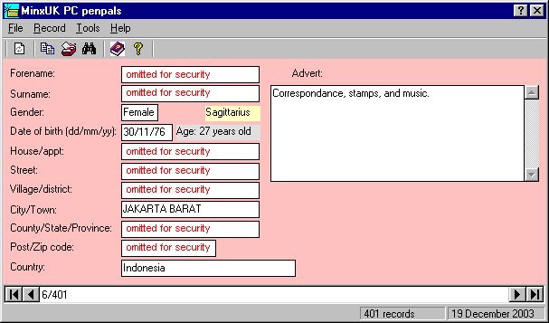 MinxUK penpals snapshot preview